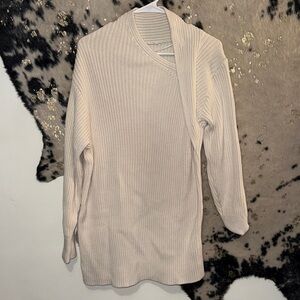 Free People Off-the-Shoulder Cream Sweater